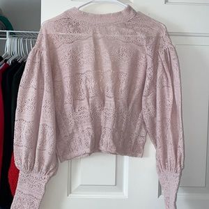 Free people baby pink sweater